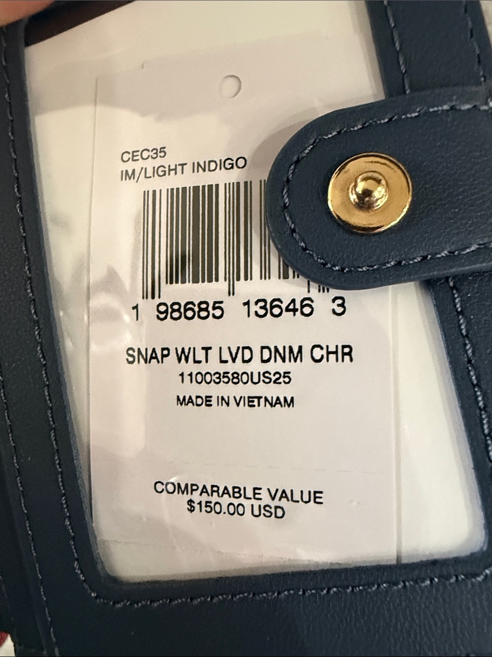 Coach Rowan in Loved Denim with Charms - Picture 4 of 11